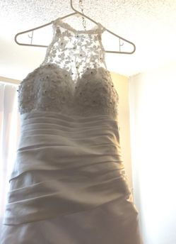 White wedding dress