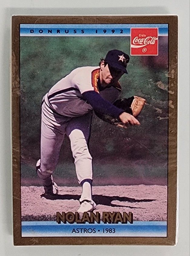 1992 Donruss Coca-Cola Factory Sealed Pack Nolan Ryan, Benito Santiago