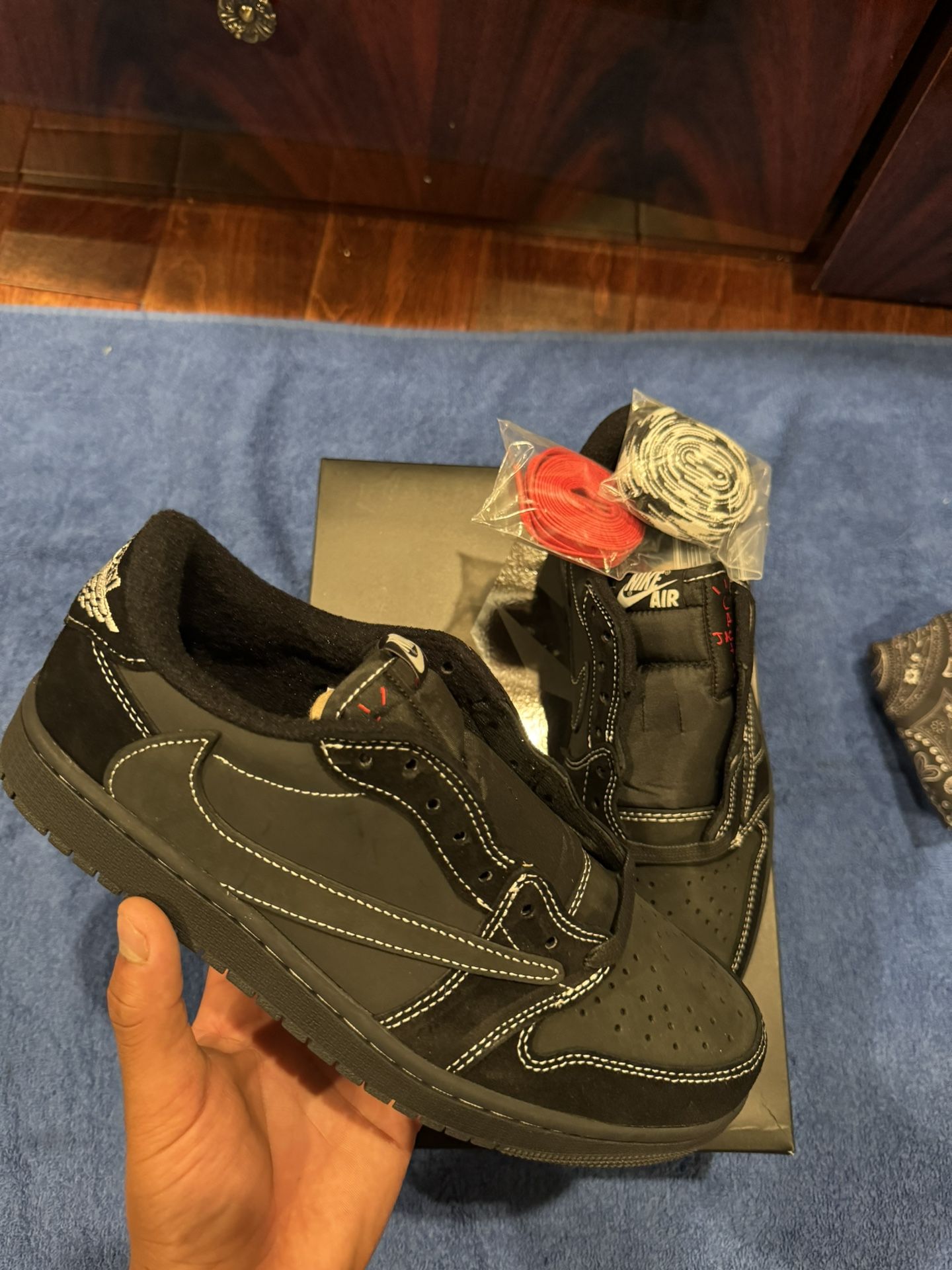 Travis Scott Black Phantoms Jordan 1 Low