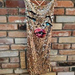 2000s dressing 2000s BETSEY JOHNSON Rose Stems Sundress main image 1