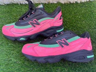 New Balance 1000 Unisex Kids Low Top Lace-Up Pink/Black/Green US 5 1/2