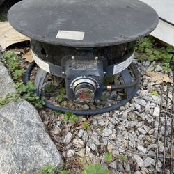 Propane Gas Fire Pit W/ Cover 19”