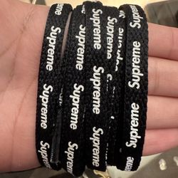 Supreme  Black Laces