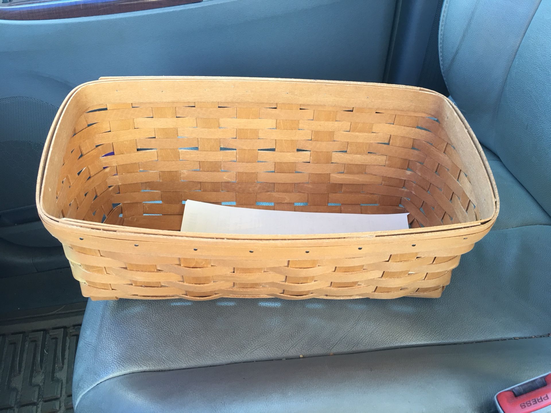 Longaberger bread basket