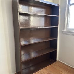 Vintage Shabby Chic Book/Multi Purpose Shelf Shelving Unit - 5 Shelves