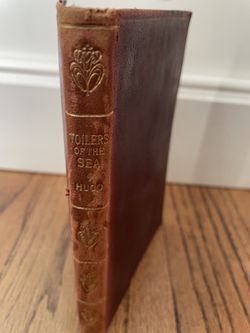The Toilers of the Sea -Victor Hugo- RARE Antique early Edition Leather Cover. Condition is pre owned and overall is in solid and respectable shape fo