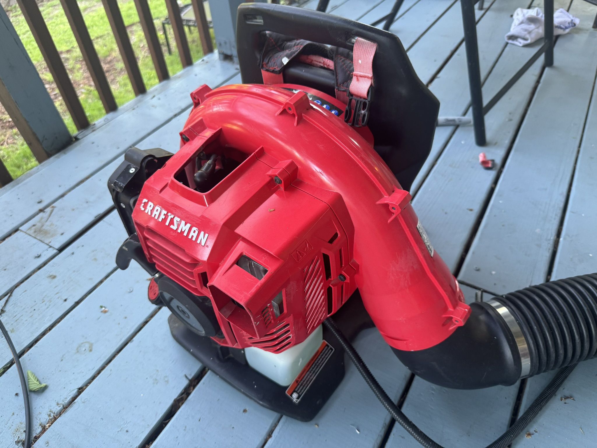 Craftsman gas powered leave blower/backpack