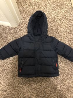 Navy blue toddler coat