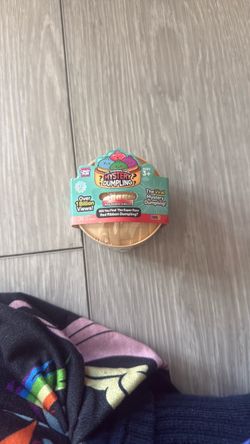 Red ribbon mystery dumpling
