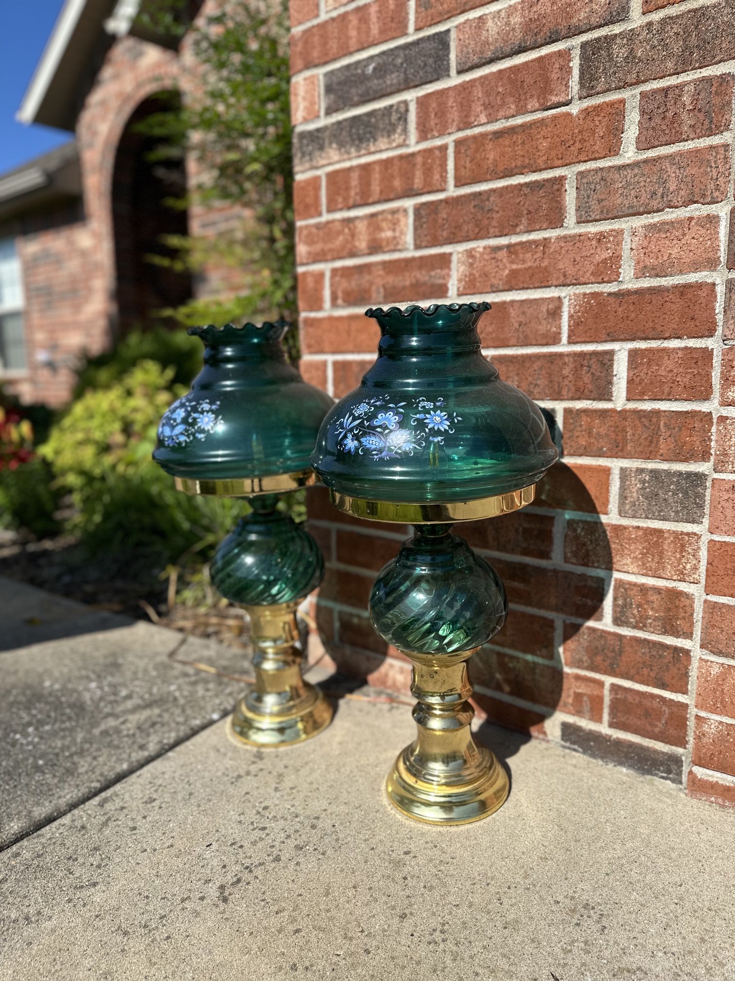 Vintage Hurricane Electric Lamps