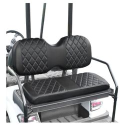 Golf Cart Seat Cover, Compatible with Golf Cart i40 i40L Golf Cart Model and Advanced EV, EV1 4, EV1 4L Model Aftermarket Rear Seat Kit, Vinyl Replace
