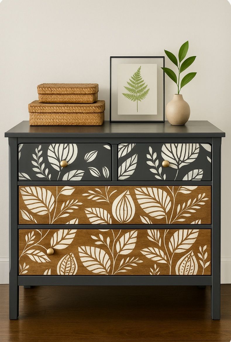 Refreshed Vintage Dresser/entry Table/coffee Bar