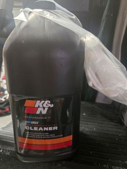 K&N Heavy Duty Air Filter Cleaner and Degreaser: Power Kleen; 1 Gallon; Restore Engine Air Filter Performance, 99-0638