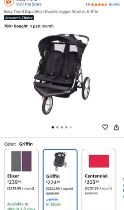 Double Jogger stroller