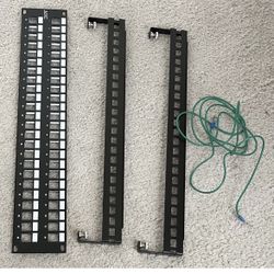 AK48STP patch panel shelded kmj, 48 port