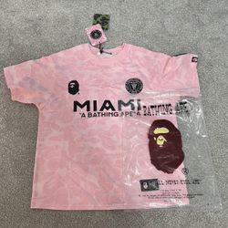 Bape Inter Miami Men’s T Shirt Size M