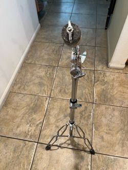 SP Heavy-Duty Straight Cymbal Stand – Solid Chrome Hardware