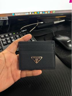 Prada card holder wallet
