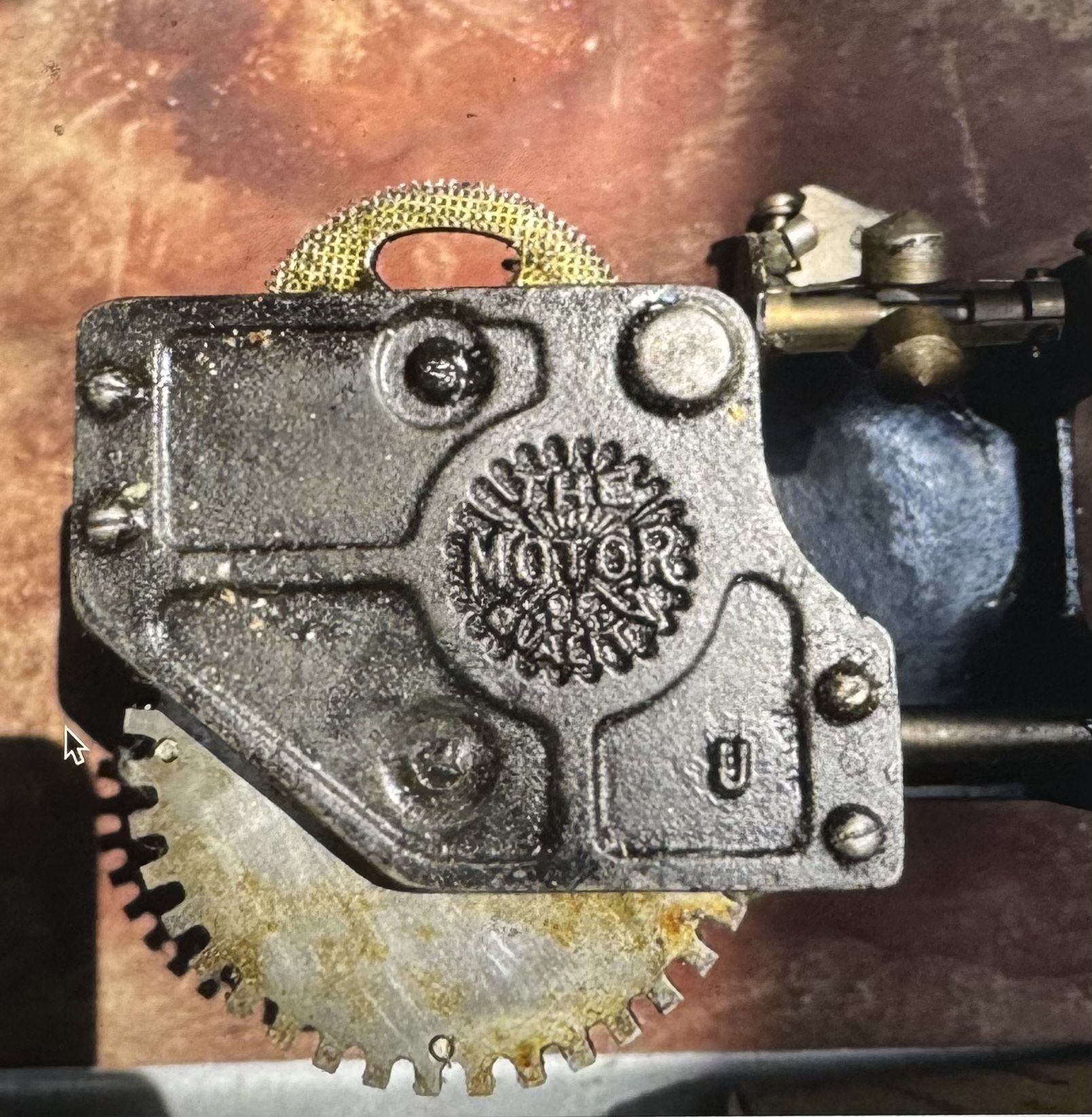 Antique Windup Portable Phonograph The Motor of Quality