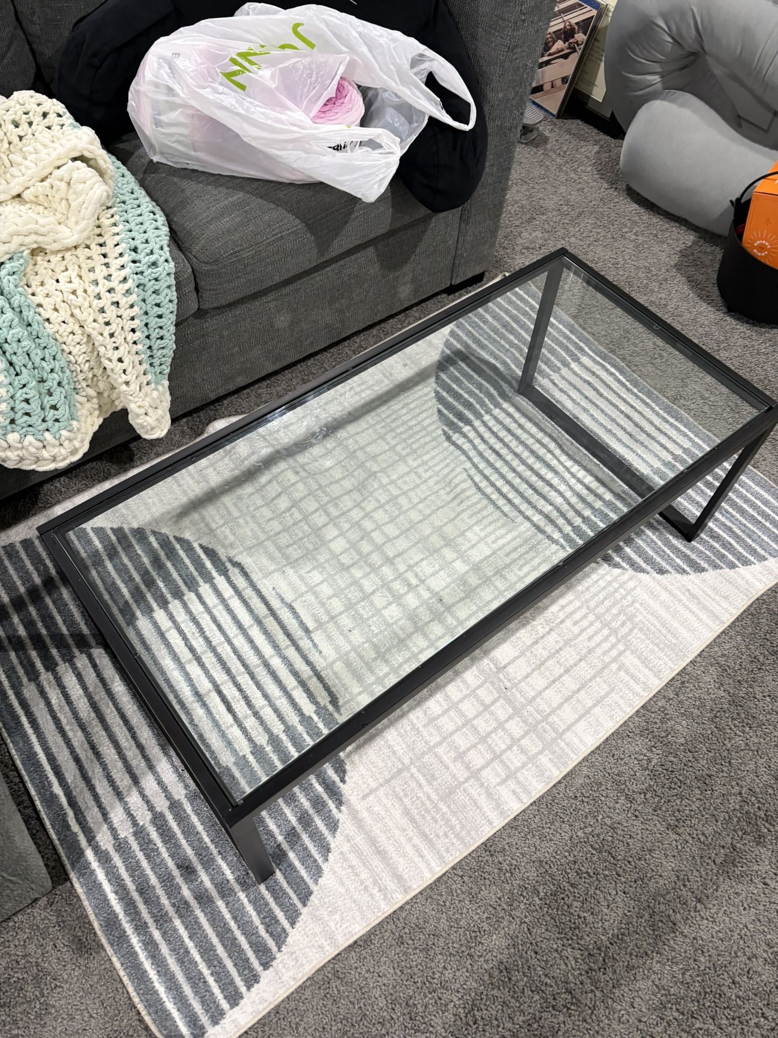 Glass Top Table