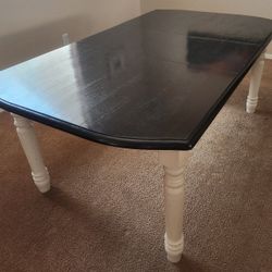 6 Place Solid Wood Dining Table