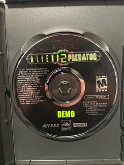 Aliens Versus Predator 2 DEMO PC Video Game Rare Windows Computer CD-ROM 2001