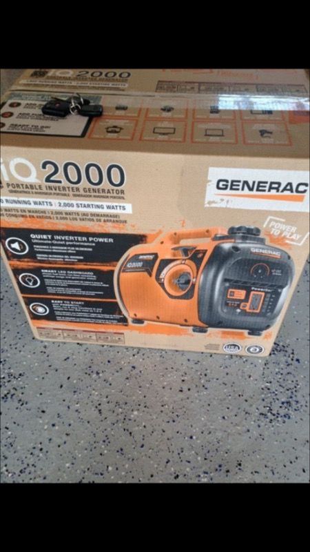 Iq2000 generator brand new