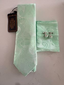 Mint green ties - New