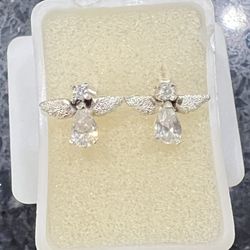 Women's angel earrings