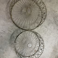 Gold Geometric Displays/baskets/stands