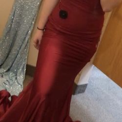 Maroon Prom Dress