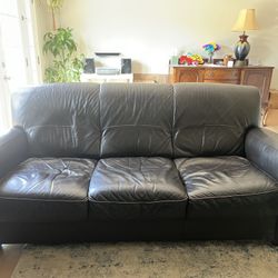 Leather Couch And Love Seat