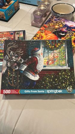 Springbok Jigsaw Puzzles 500 Pieces. Three Puzzles