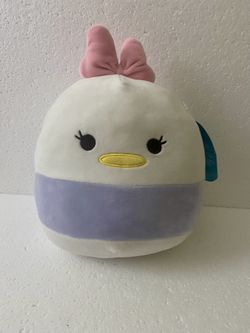 Disney Squishmallows Kellytoy 8" Inch Daisy Duck  Plush Toyed New with Tags
