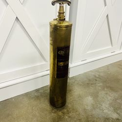 Brass Antique Fire Extinguisher
