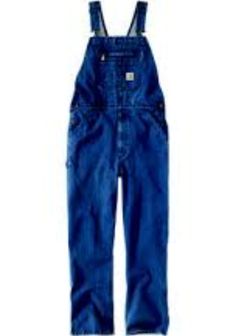 Carhartt denim overall loose fit