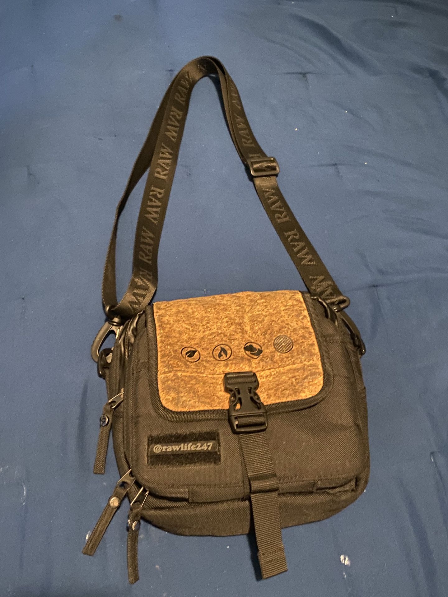 Raw Day Bag Good For Holding Smoking Accessories Or A Good Purse/Man Bag Gently Used Unisex