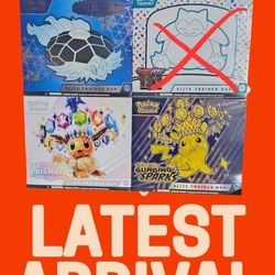(3) Pokemon Elite Trainer Boxes BUNDLE!