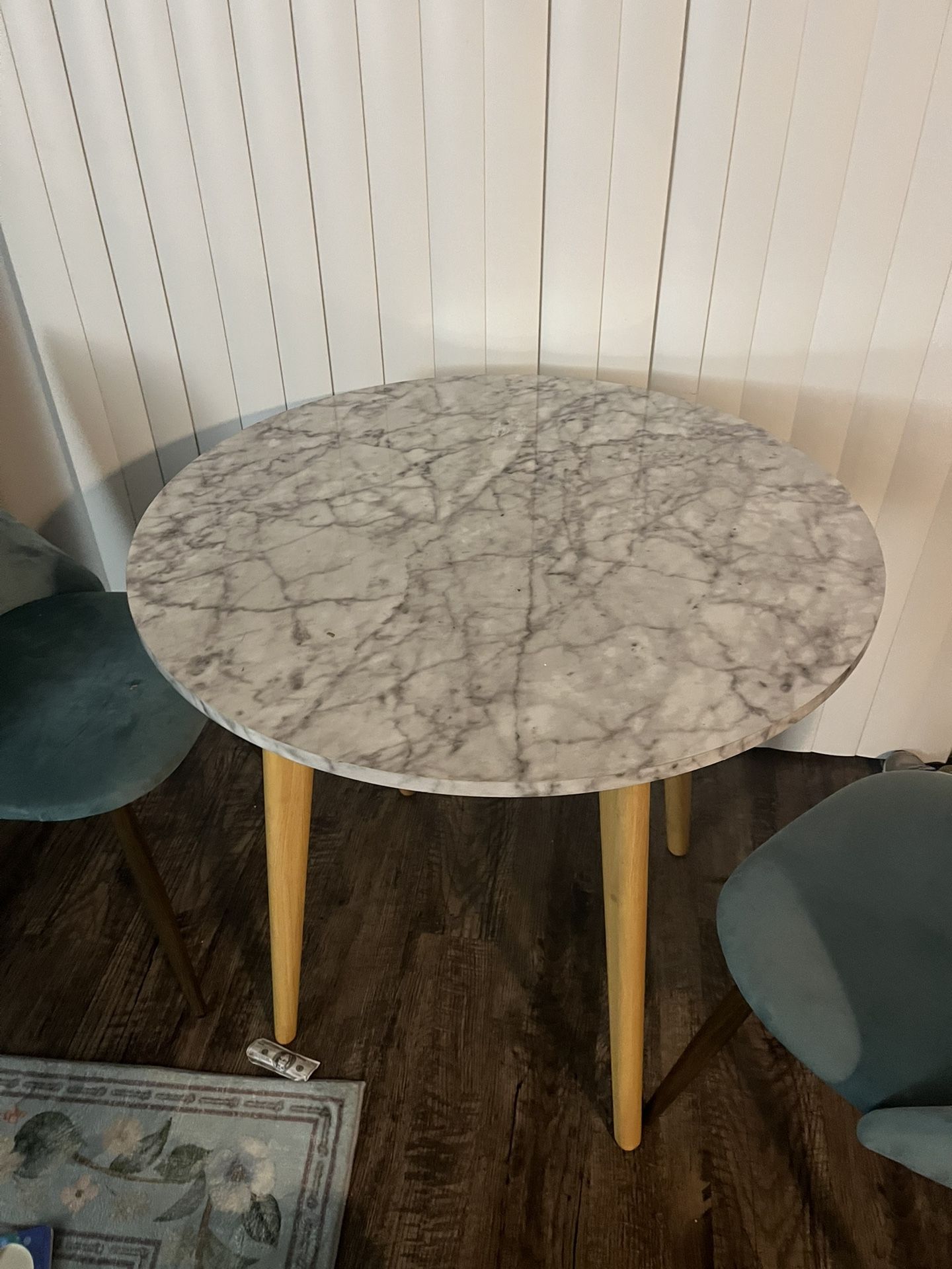 Chairs And Marble Table