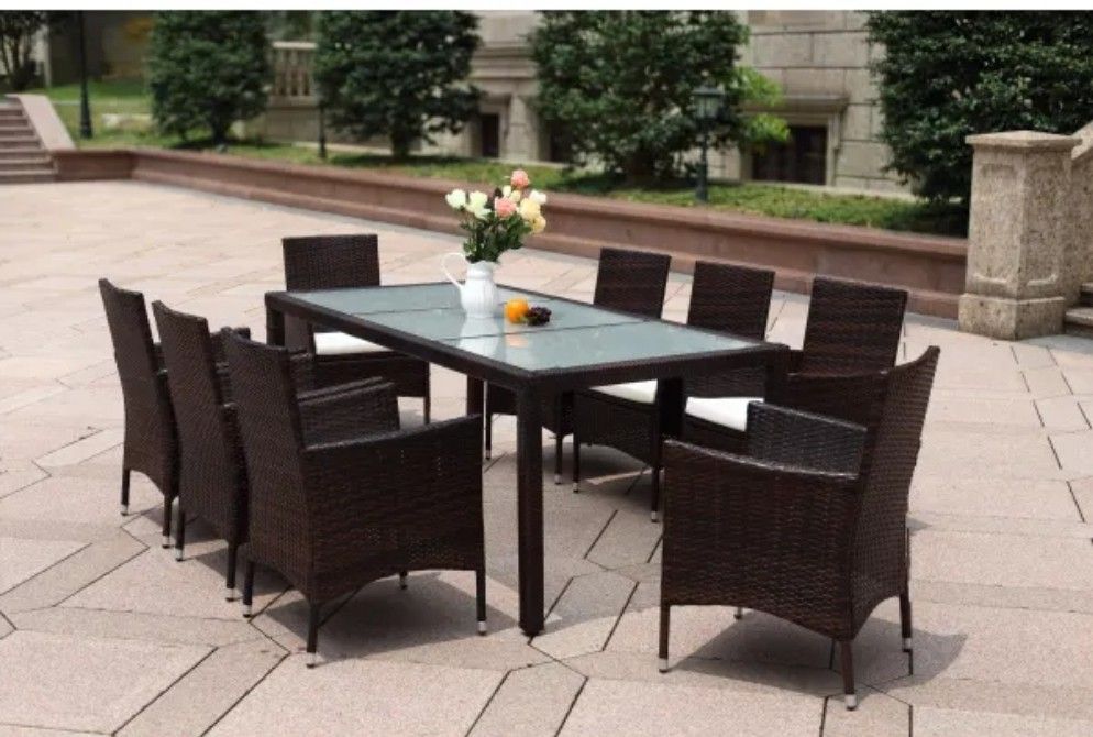 NEW! AVIS 9 PIECE DINING SET