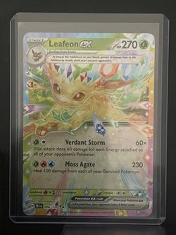 Pokemon Leafeon Ex Prismatic 
