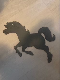 Horse Metal Template