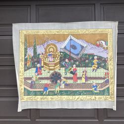 Hand Painted On Silk 