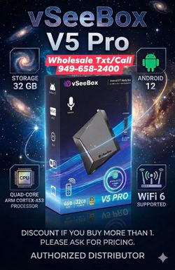 vSeeBox V5 Pro TV STREAMING BOX 