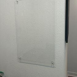 Clear Dry Erase Board