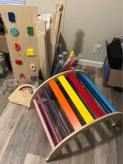 Toddler climbing toys