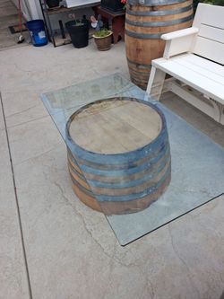 2 Barrels and 2 tables $300 takes all must go!