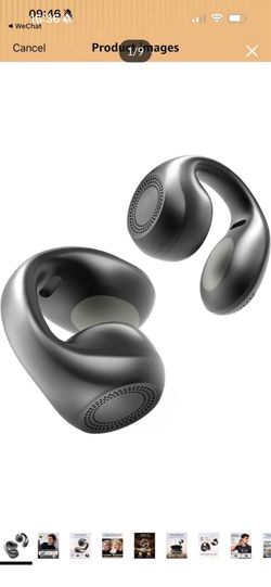 Brand new in box King Lucky Clip-On Earbuds,Comfort Air Cushion Open Ear Earbuds Wireless Bluetooth 5.4 Multipoint, Open Ear Headphones with Mic,Anti-