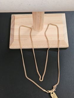 14k gold two tone necklace 22 inch