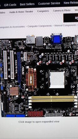 ASUS OLD SCOOL GAMING MOTHERBOARD PC AM2 PLUS DDR2